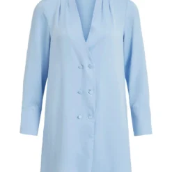 Vila LANGE MOUWEN BLAZER JURK -Goedkope Fraaie Mod Winkel 14080242 Serenity 001