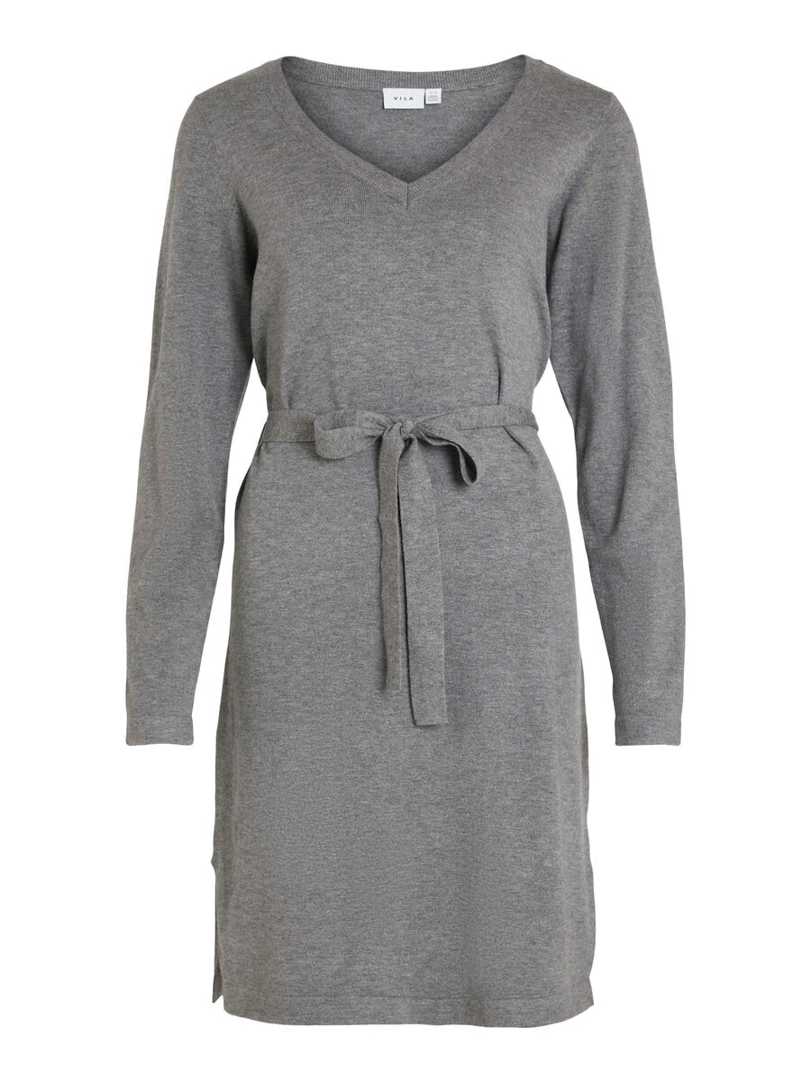Vila KNOOPRIEM IN DE TAILLE JURK MET LANGE MOUWEN 5 Vila KNOOPRIEM IN DE TAILLE JURK MET LANGE MOUWEN - Afbeelding 5