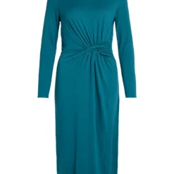 Vila LANGE MOUWEN MIDI JURK -Goedkope Fraaie Mod Winkel 14080664 ShadedSpruce 001