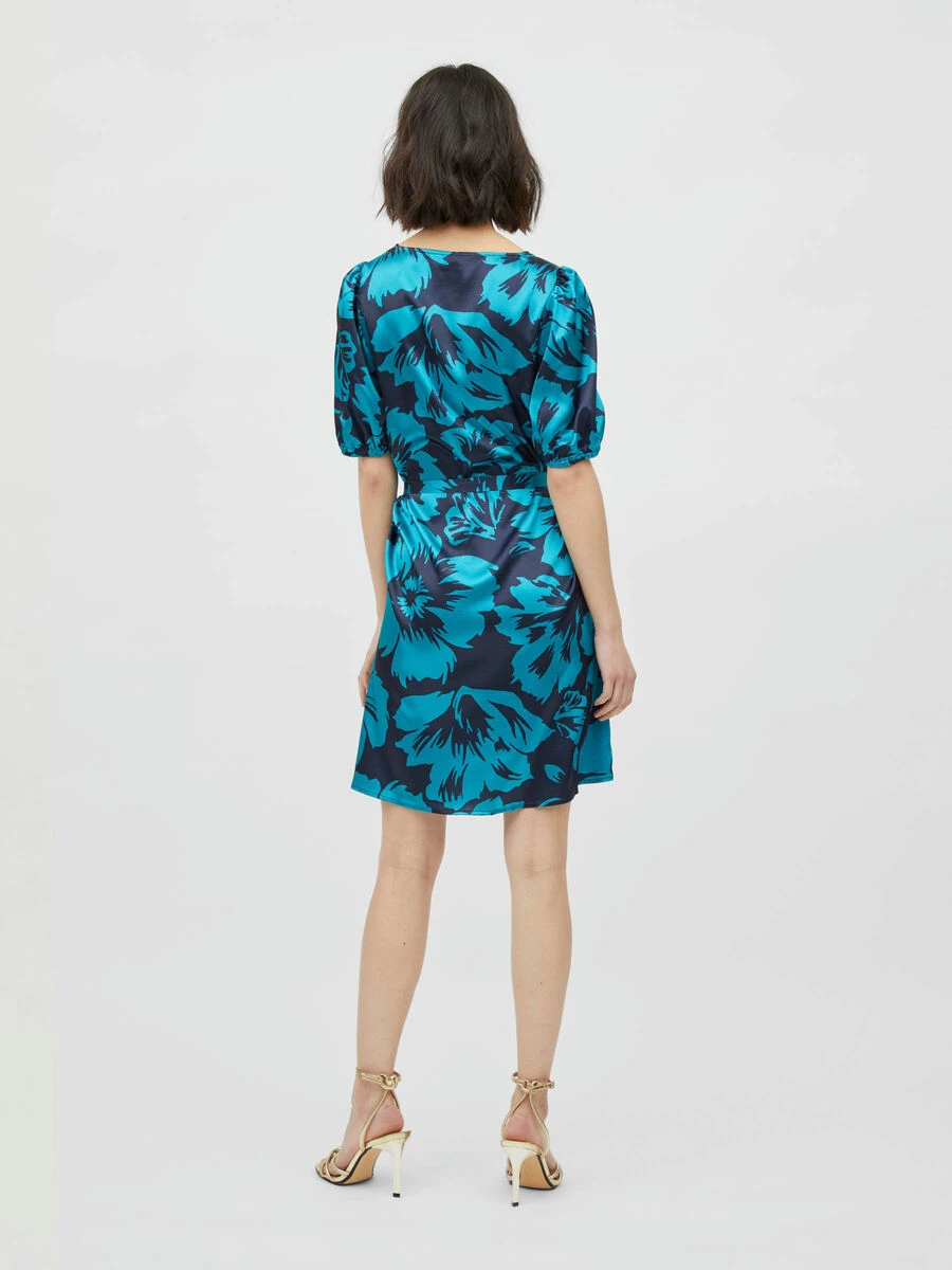 Vila GEBLOEMDE JURK MET KORTE MOUWEN 2 Vila GEBLOEMDE JURK MET KORTE MOUWEN - Afbeelding 2