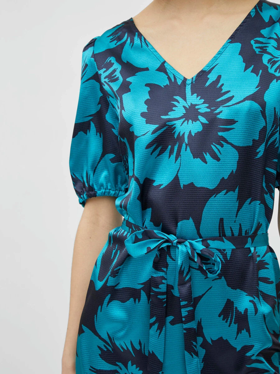 Vila GEBLOEMDE JURK MET KORTE MOUWEN 3 Vila GEBLOEMDE JURK MET KORTE MOUWEN - Afbeelding 3