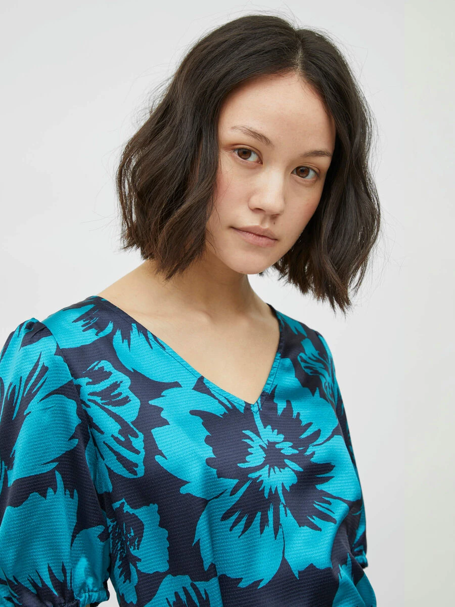 Vila GEBLOEMDE JURK MET KORTE MOUWEN 5 Vila GEBLOEMDE JURK MET KORTE MOUWEN - Afbeelding 5