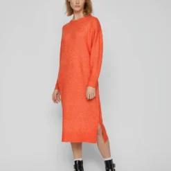 Vila MIDI GEBREIDE JURK