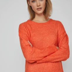 Vila MIDI GEBREIDE JURK 8 Vila MIDI GEBREIDE JURK -Goedkope Fraaie Mod Winkel 14082357 Tigerlily 997586 006