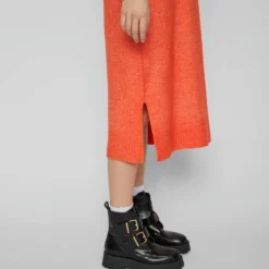 Vila MIDI GEBREIDE JURK 10 Vila MIDI GEBREIDE JURK -Goedkope Fraaie Mod Winkel 14082357 Tigerlily 997586 007