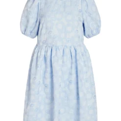 Vila GETEXTUREERD JURK MET KORTE MOUWEN 11 Vila GETEXTUREERD JURK MET KORTE MOUWEN -Goedkope Fraaie Mod Winkel 14082614 SnowWhite 999128 001