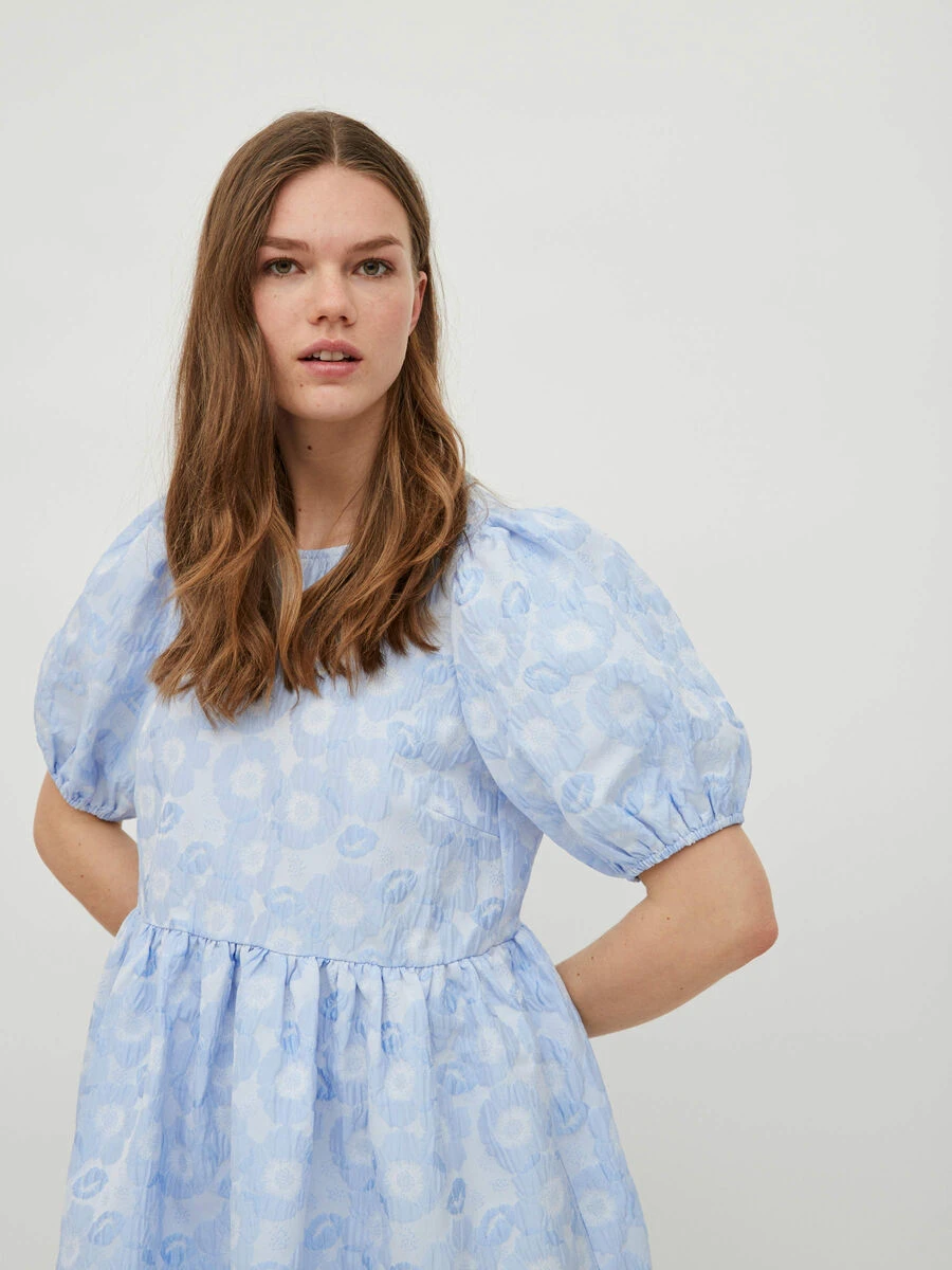 Vila GETEXTUREERD JURK MET KORTE MOUWEN 3 Vila GETEXTUREERD JURK MET KORTE MOUWEN - Afbeelding 3