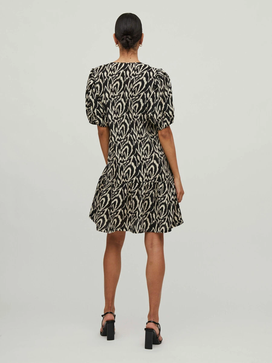 Vila BALLONMOUWEN KORTE JURK 2 Vila BALLONMOUWEN KORTE JURK - Afbeelding 2