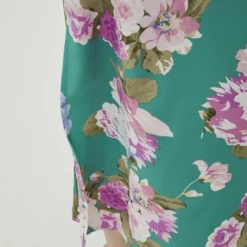 Vila KNOOPRIEM IN DE TAILLE MAXI JURK -Goedkope Fraaie Mod Winkel 14082855 Emerald 1000832 007