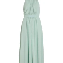 Vila HALTERNEK MIDI JURK 11 Vila HALTERNEK MIDI JURK -Goedkope Fraaie Mod Winkel 14083108 CameoGreen 001