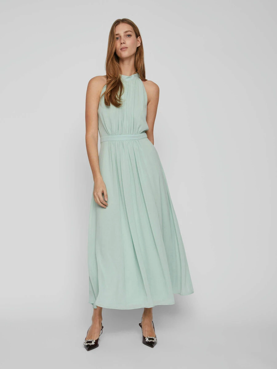 Vila HALTERNEK MIDI JURK 4 Vila HALTERNEK MIDI JURK - Afbeelding 4