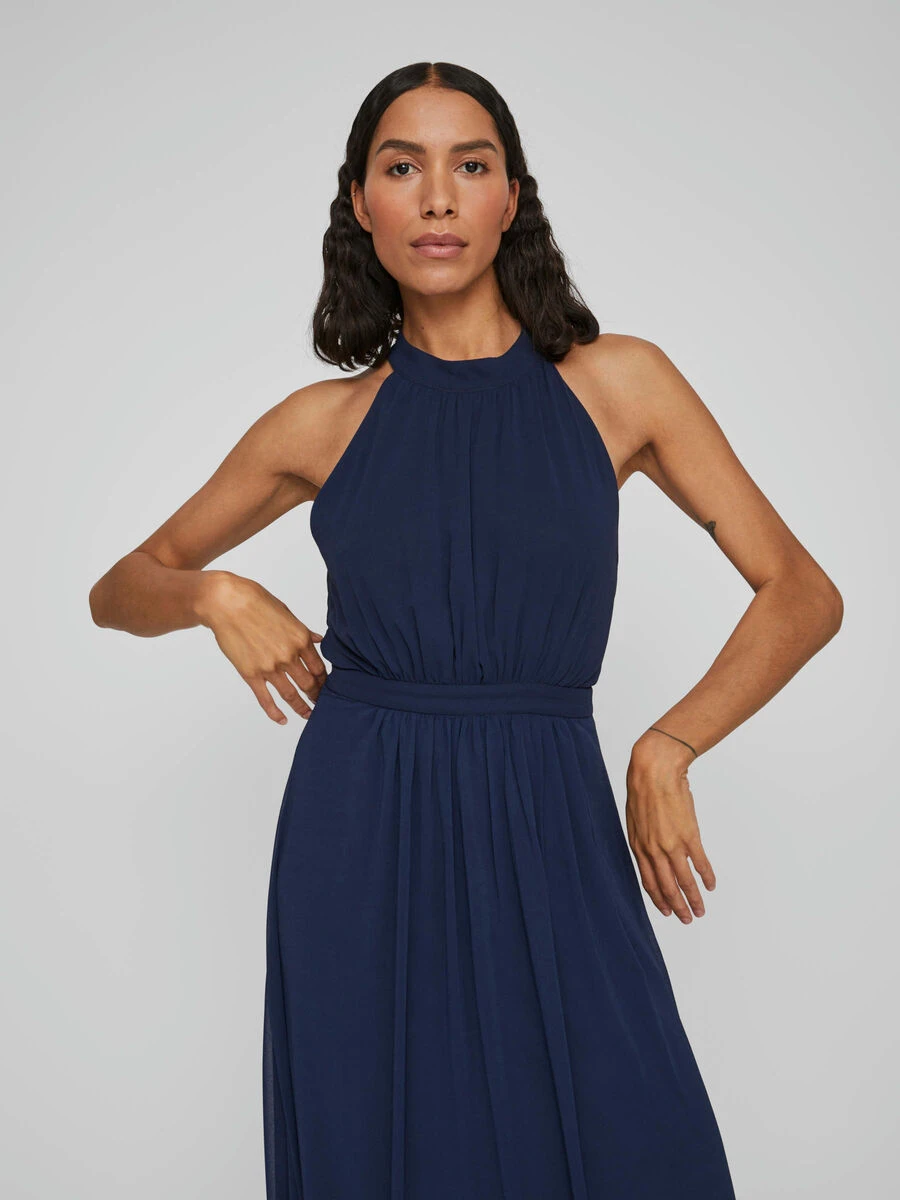 Vila HALTERNEK MIDI JURK 3 Vila HALTERNEK MIDI JURK - Afbeelding 3