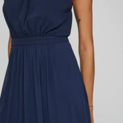 Vila HALTERNEK MIDI JURK 10 Vila HALTERNEK MIDI JURK -Goedkope Fraaie Mod Winkel 14083108 NavyBlazer 007