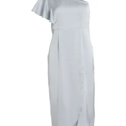 Vila ONE-SHOULDER MIDI JURK 11 Vila ONE-SHOULDER MIDI JURK -Goedkope Fraaie Mod Winkel 14083118 KentuckyBlue 001
