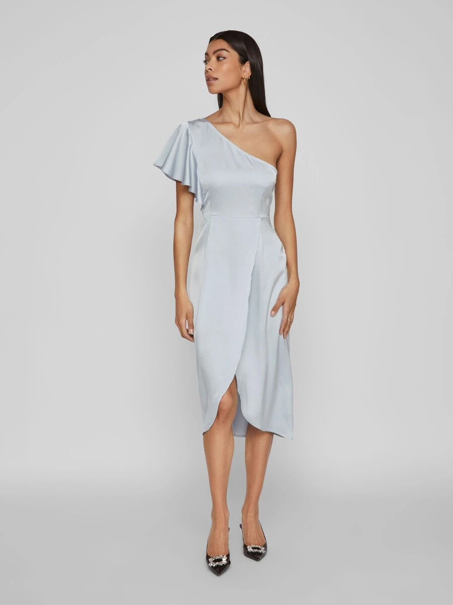 Vila ONE-SHOULDER MIDI JURK 1 Vila ONE-SHOULDER MIDI JURK