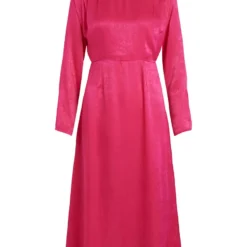 Vila OPEN RUG MIDI JURK 11 Vila OPEN RUG MIDI JURK -Goedkope Fraaie Mod Winkel 14083136 PinkYarrow 001