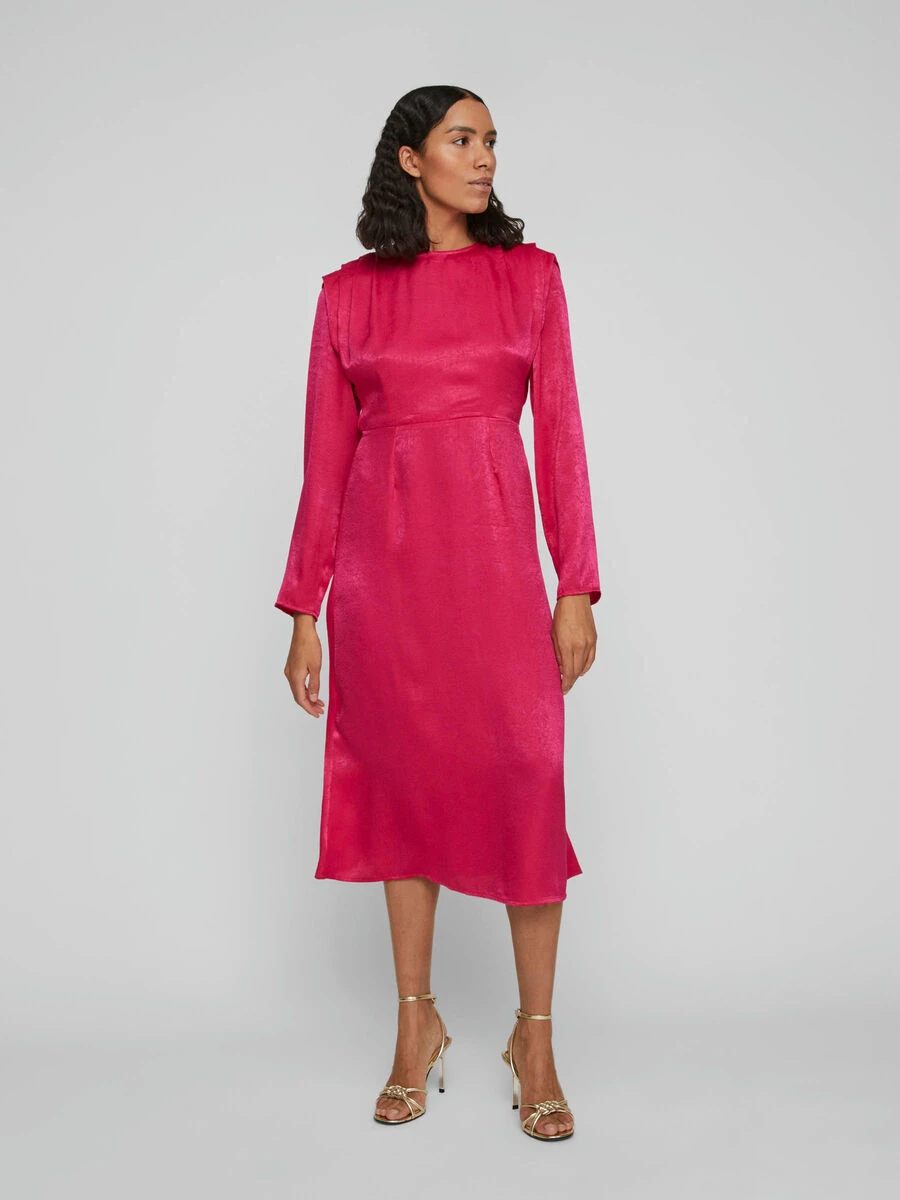 Vila OPEN RUG MIDI JURK 4 Vila OPEN RUG MIDI JURK - Afbeelding 4