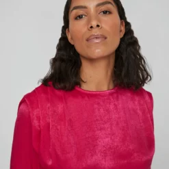 Vila OPEN RUG MIDI JURK 8 Vila OPEN RUG MIDI JURK -Goedkope Fraaie Mod Winkel 14083136 PinkYarrow 006