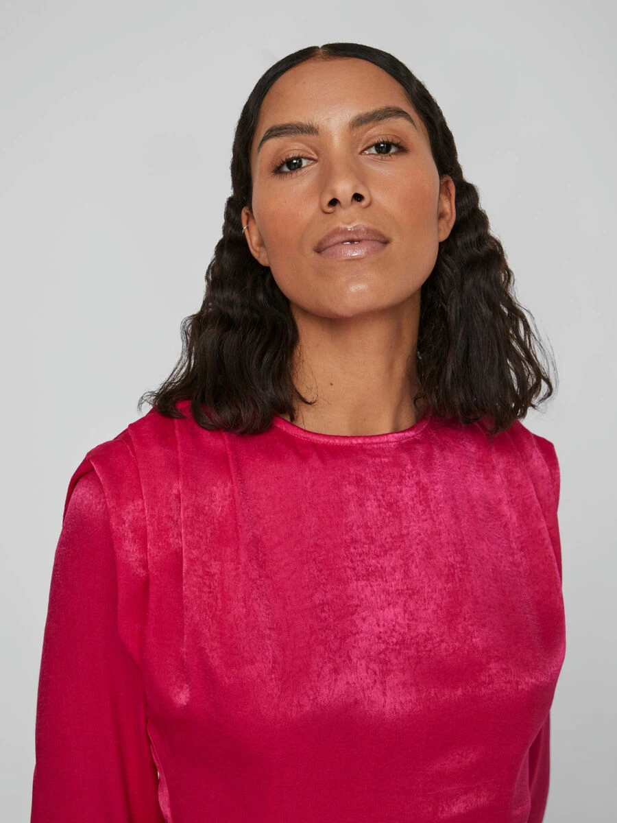 Vila OPEN RUG MIDI JURK 3 Vila OPEN RUG MIDI JURK - Afbeelding 3