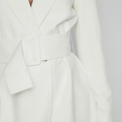 Vila KORTE BLAZER JURK -Goedkope Fraaie Mod Winkel 14083137 CloudDancer 006