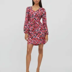 Vila LANGE MOUWEN JURK