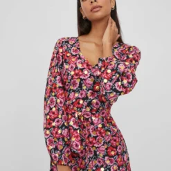 Vila LANGE MOUWEN JURK 8 Vila LANGE MOUWEN JURK -Goedkope Fraaie Mod Winkel 14083258 Black 1003860 006