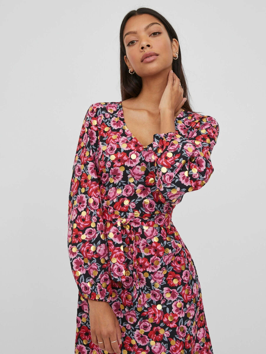 Vila LANGE MOUWEN JURK 3 Vila LANGE MOUWEN JURK - Afbeelding 3