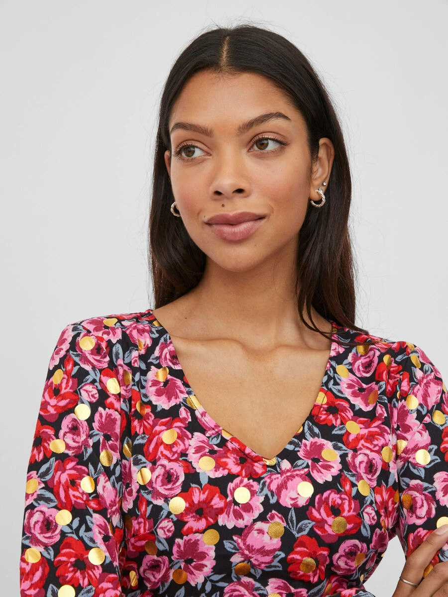 Vila LANGE MOUWEN JURK 5 Vila LANGE MOUWEN JURK - Afbeelding 5