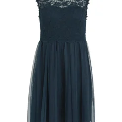 Vila KORTE JURK -Goedkope Fraaie Mod Winkel 14083326 NavyBlazer 001