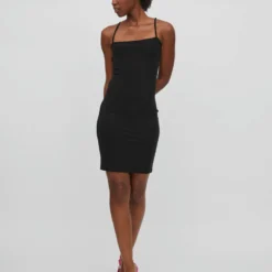 Vila PETITE - GLITTER BANDJES JURK 9 Vila PETITE - GLITTER BANDJES JURK -Goedkope Fraaie Mod Winkel 14083980 Black 005