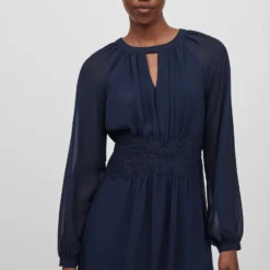 Vila PETITE - KORTE JURK 10 Vila PETITE - KORTE JURK -Goedkope Fraaie Mod Winkel 14084008 NavyBlazer 007