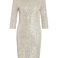 Vila PETITE - KORTE JURK -Goedkope Fraaie Mod Winkel 14084009 FrostedAlmond 001