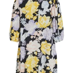 Vila 3/4 MOUWEN KORTE JURK -Goedkope Fraaie Mod Winkel 14084156 Black 1013330 002