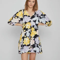 Vila 3/4 MOUWEN KORTE JURK