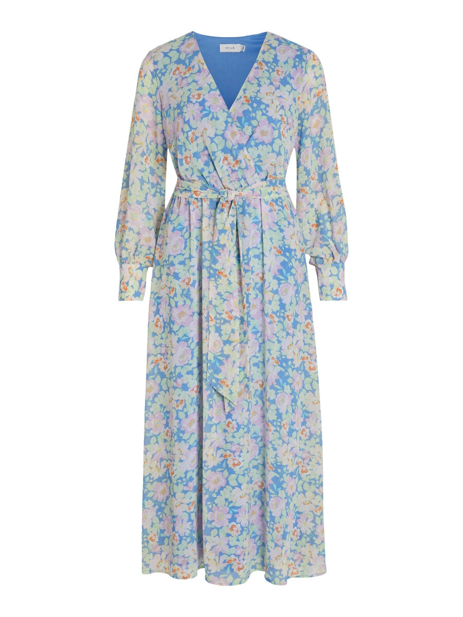 Vila LANGE MOUWEN MAXI JURK 5 Vila LANGE MOUWEN MAXI JURK - Afbeelding 5