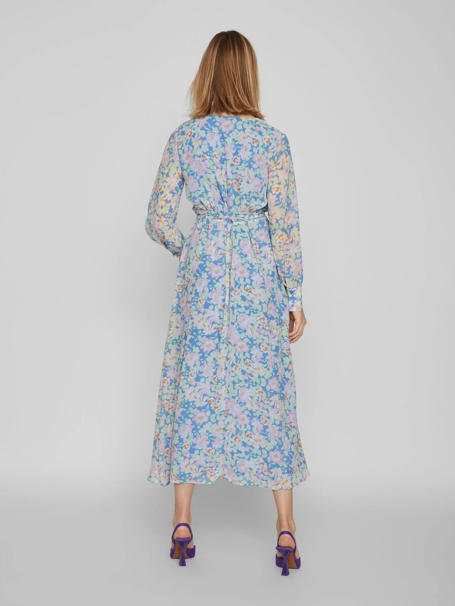 Vila LANGE MOUWEN MAXI JURK 2 Vila LANGE MOUWEN MAXI JURK - Afbeelding 2