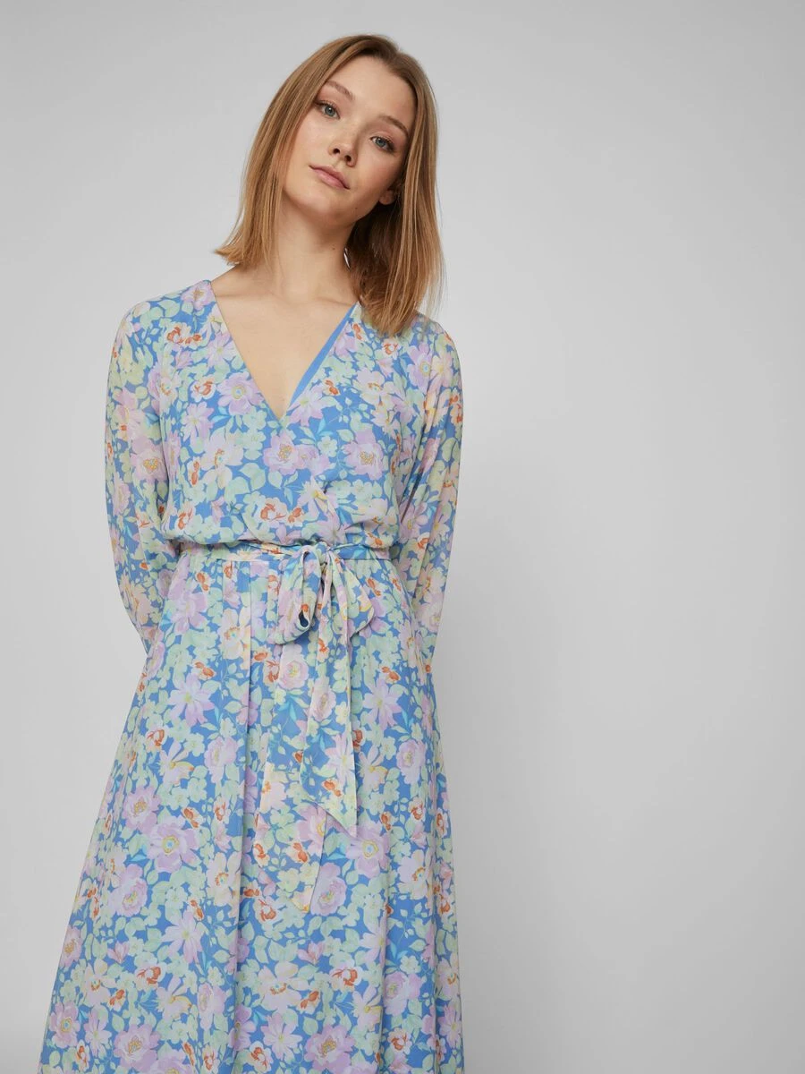 Vila LANGE MOUWEN MAXI JURK 3 Vila LANGE MOUWEN MAXI JURK - Afbeelding 3