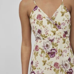 Vila STRAP MAXI JURK -Goedkope Fraaie Mod Winkel 14084469 Birch 1017102 007