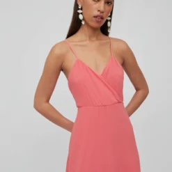 Vila STRAP MAXI JURK -Goedkope Fraaie Mod Winkel 14084469 SunKissedCoral 006