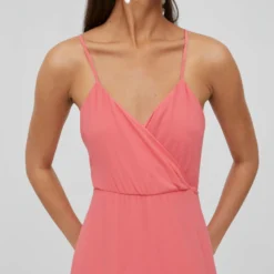 Vila STRAP MAXI JURK -Goedkope Fraaie Mod Winkel 14084469 SunKissedCoral 007