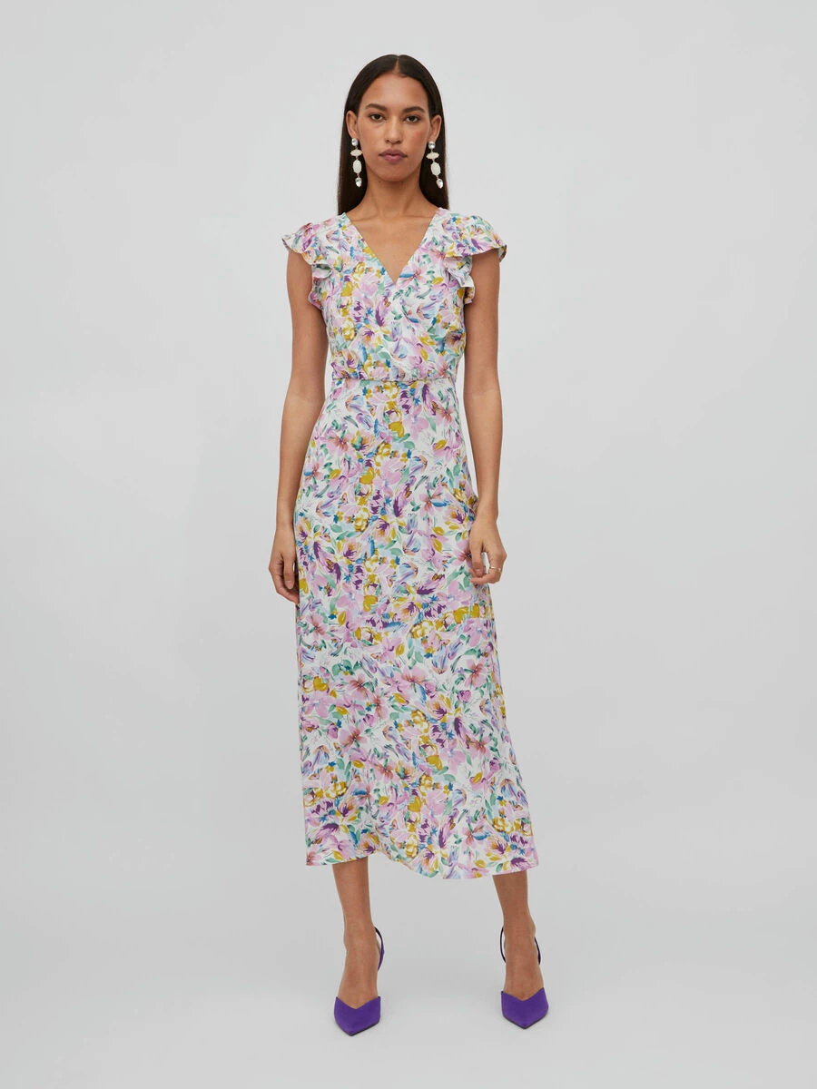 Vila RUCHES MAXI JURK 4 Vila RUCHES MAXI JURK - Afbeelding 4