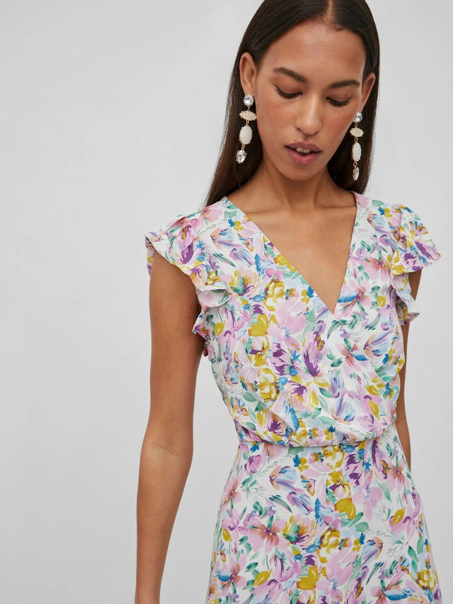 Vila RUCHES MAXI JURK 3 Vila RUCHES MAXI JURK - Afbeelding 3