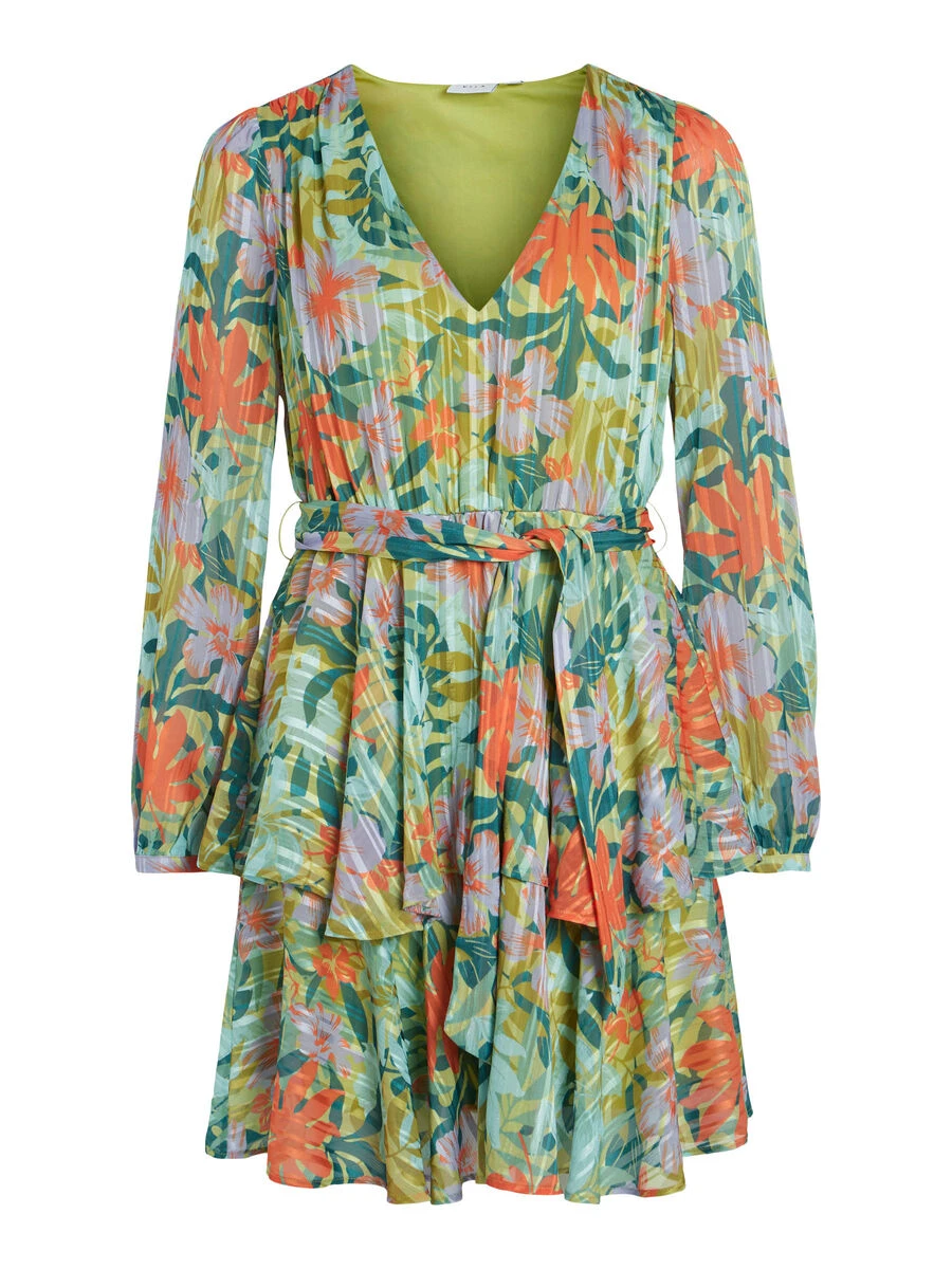 Vila LANGE MOUWEN KORTE JURK 5 Vila LANGE MOUWEN KORTE JURK - Afbeelding 5