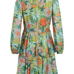 Vila LANGE MOUWEN KORTE JURK 11 Vila LANGE MOUWEN KORTE JURK -Goedkope Fraaie Mod Winkel 14084791 JadeLime 1019240 002