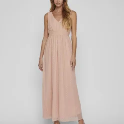 Vila STRIK AAN DE ACHTERKANT MAXI JURK 9 Vila STRIK AAN DE ACHTERKANT MAXI JURK -Goedkope Fraaie Mod Winkel 14085141 MistyRose 005
