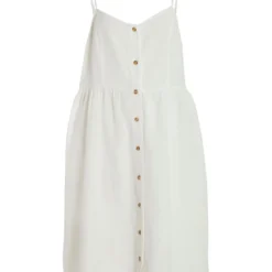 Vila STRAP KNIELENGTE JURK 11 Vila STRAP KNIELENGTE JURK -Goedkope Fraaie Mod Winkel 14085281 SnowWhite 001
