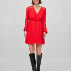 Vila PETITE - KANT KORTE JURK