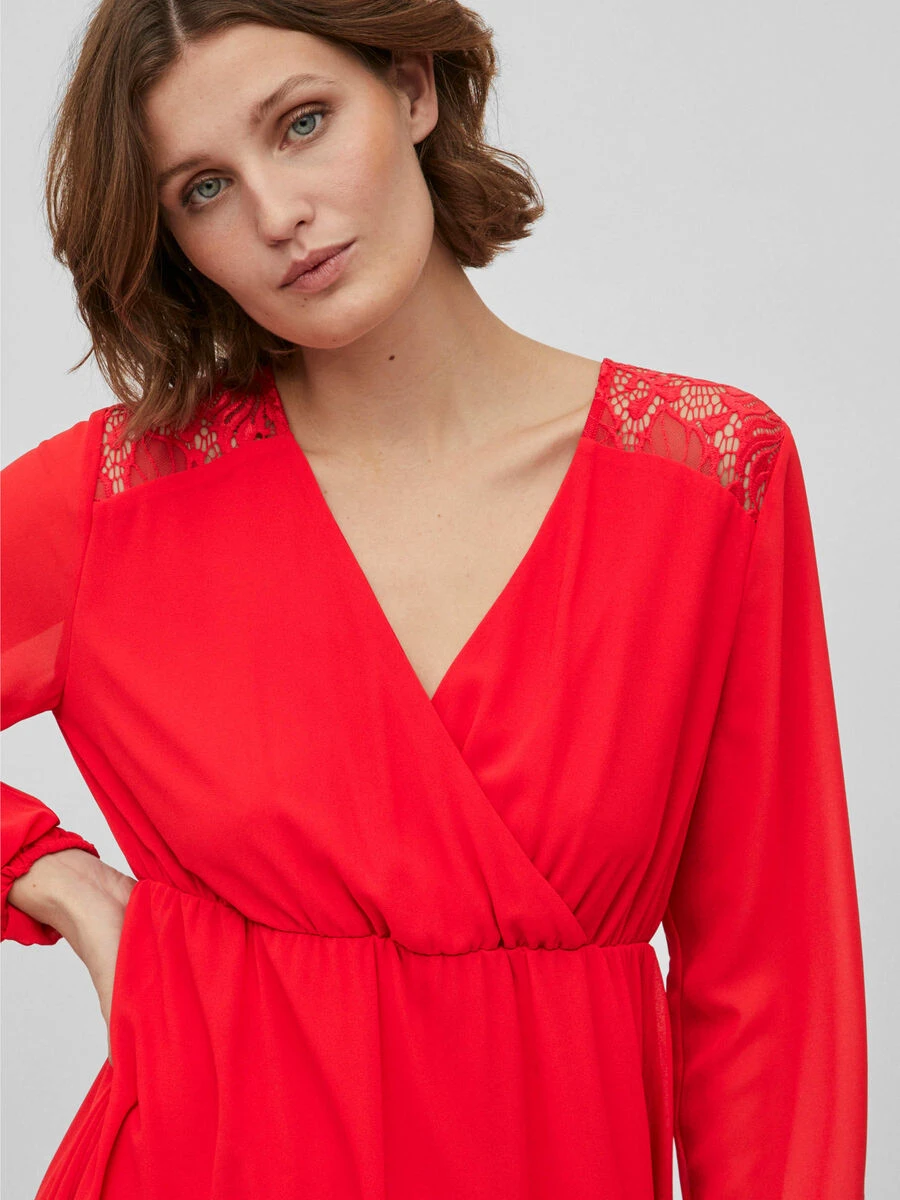 Vila PETITE - KANT KORTE JURK 3 Vila PETITE - KANT KORTE JURK - Afbeelding 3