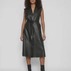 Vila MOUWLOOS LEER MIDI JURK