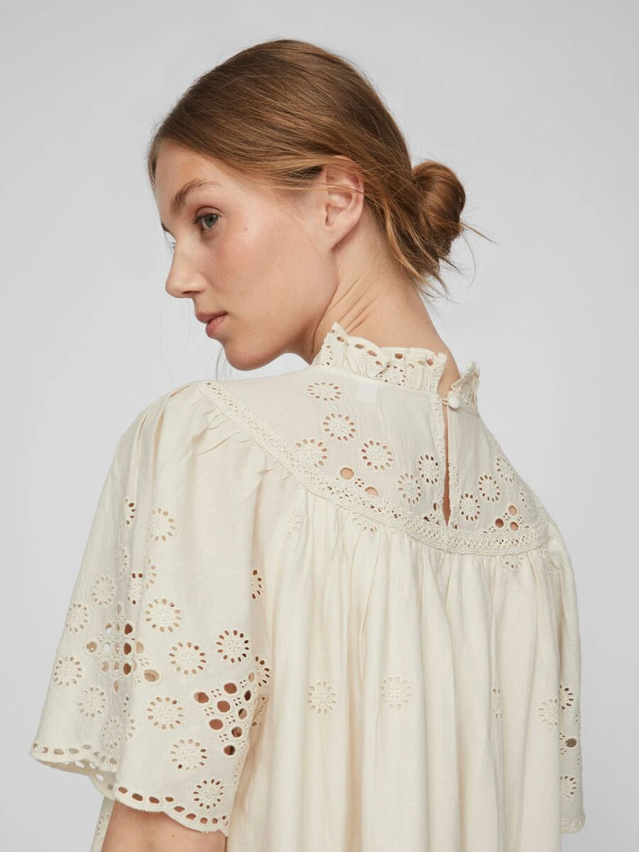 Vila GEDETAILLEERDE JURK MET KORTE MOUWEN 3 Vila GEDETAILLEERDE JURK MET KORTE MOUWEN - Afbeelding 3